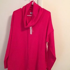 Drawstring Cowl neck pullover sweaters